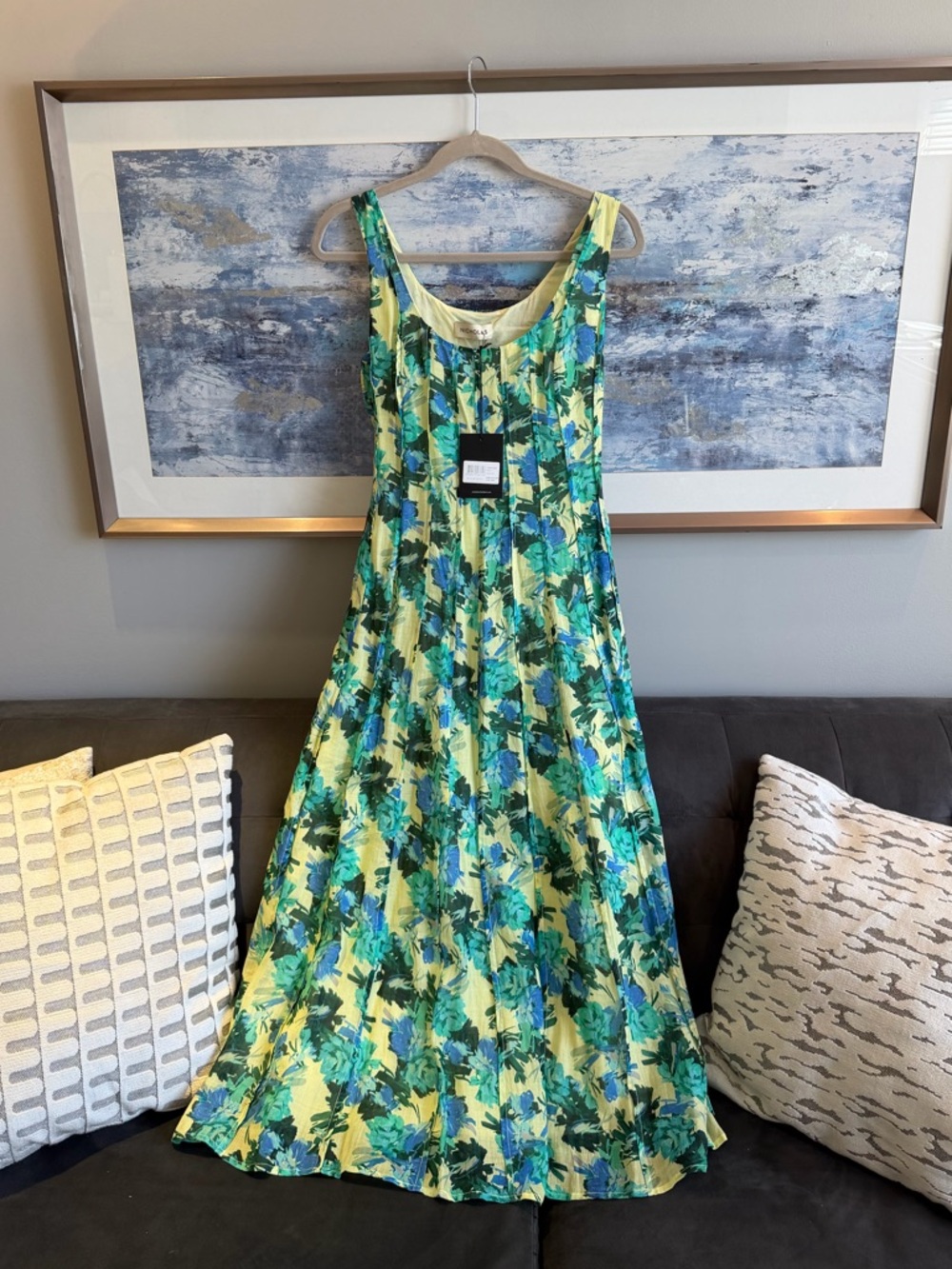 Nicholas the Label Tallulah Dress in Darlington Custard